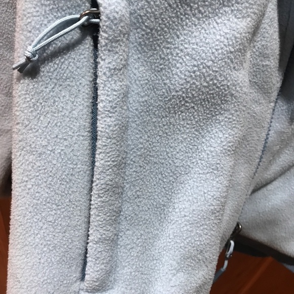 Women’s North Face Full Zip Fleece Polar Tech Blue & Gray Jacket - Size Large - Picture 6 of 7